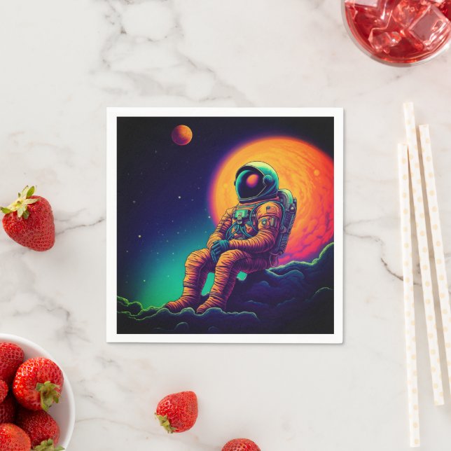 Ai Astronaut Pappersservett (Insitu)