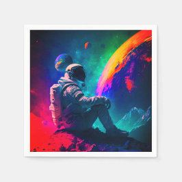 Ai Astronaut Pappersservett