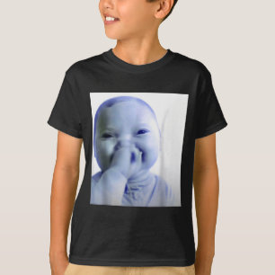 Ai Baby Du Svär Meme Roligt Skrattande Baby Meme B T Shirt