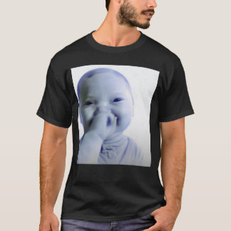 Ai Baby Meme Rolig Skrattande Bebis Bebis Meme Hjä T Shirt