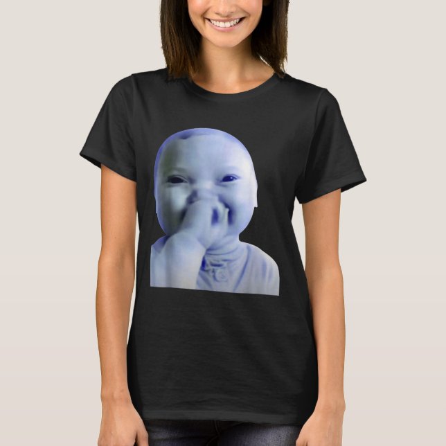 Ai Baby You Swear Meme Funny Laughing Baby Meme Br T Shirt (Framsida)