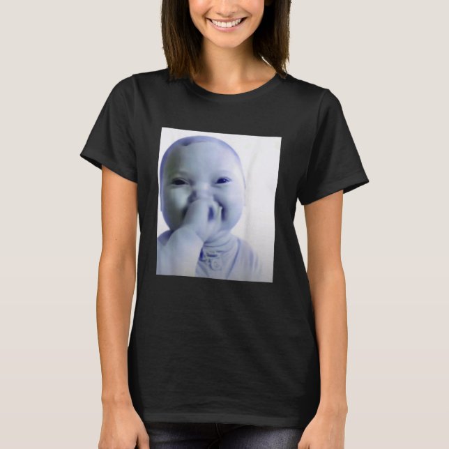 Ai Baby You Swear Meme Funny Laughing Baby Meme Br T Shirt (Framsida)