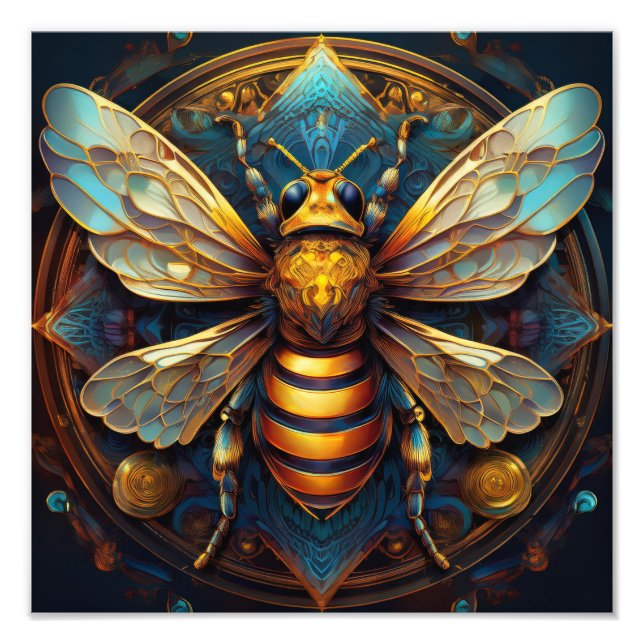 AI bee Fototryck (Framsidan)