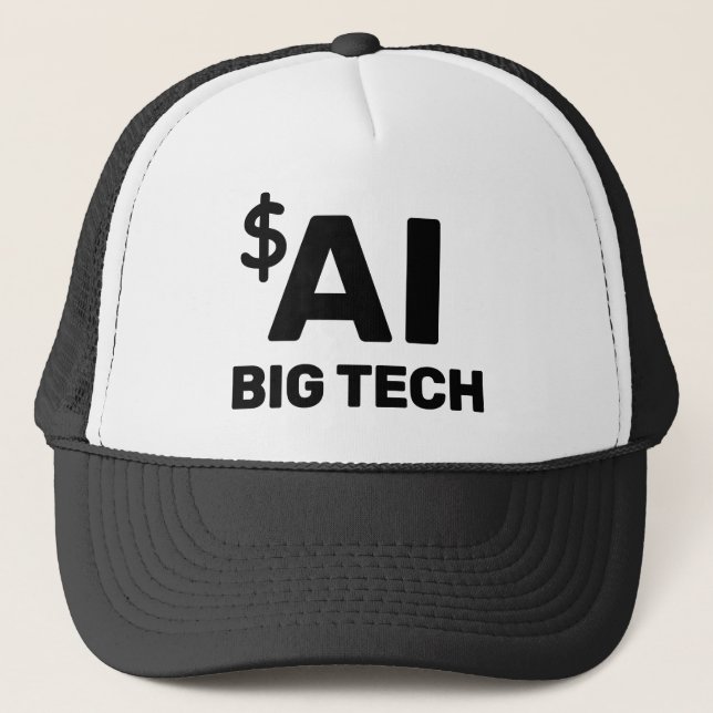 AI Big Tech™ Trucker Hat Keps (Framsida)