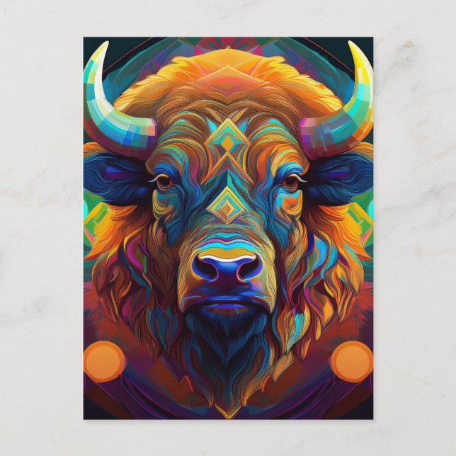 AI Bison Vykort (Framsida)