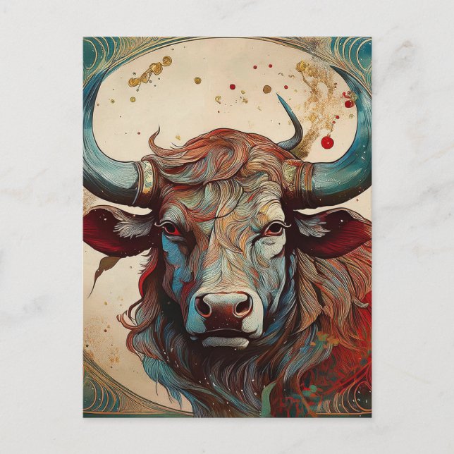 AI Bull Vykort (Framsida)
