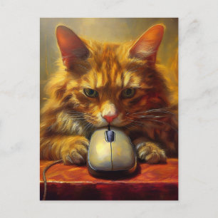AI Cat Vykort