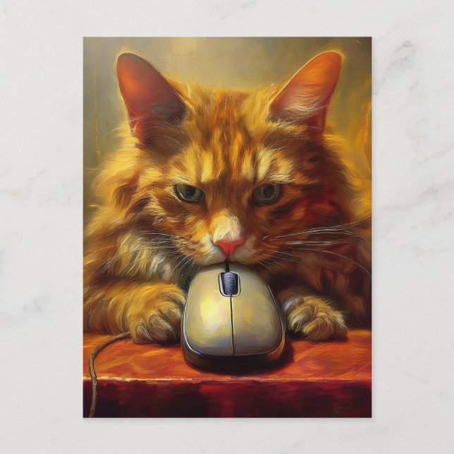 AI Cat Vykort (Framsida)