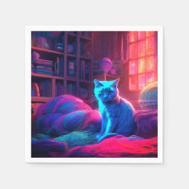 Ai Cute Cat Pappersservett