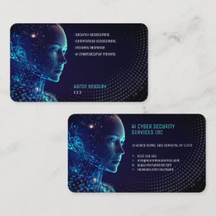 Ai Cyber Security Services Säkerhetskonsultation Visitkort