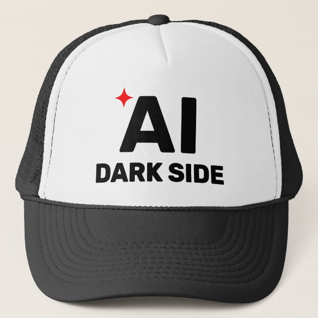 AI Dark Side™ Trucker Hat Keps (Framsida)
