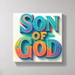 Ai design Son till Gud Wall Canvas