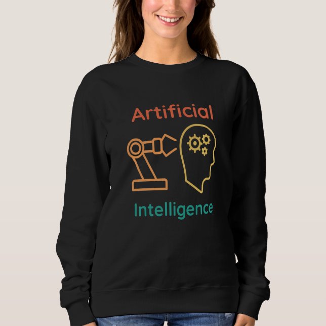 AI Developer Machine Learning Artificial Intellige T Shirt (Framsida)