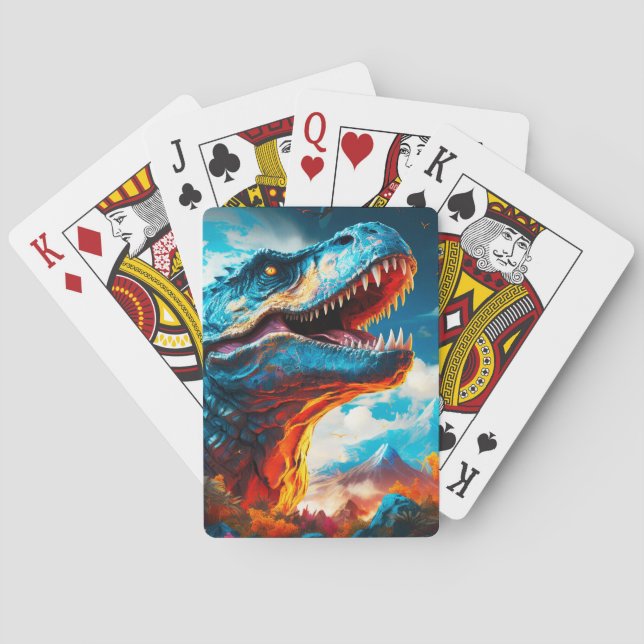 Ai Dinosaur Casinokort (Baksidan)