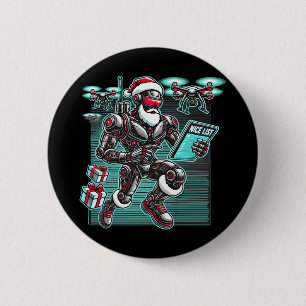 AI Driftsatte Santa Robot med Drones och jul L Knapp