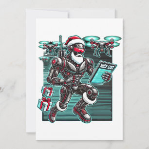 AI-driven Santa Robot med drönare och jul L Inbjudningar