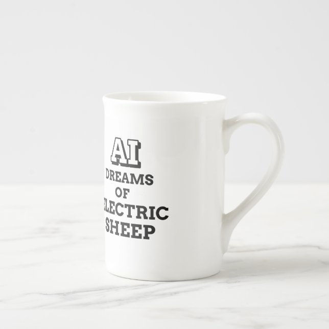 AI drömmer om elektriska får Benporslin Mugg (Höger)