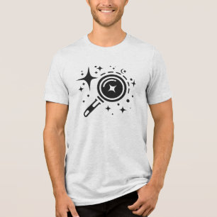 AI emblem Gnistra stjärnor, fyr. den digitala tids T Shirt