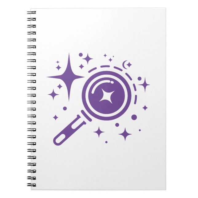 AI emblem Twinkle-stjärnor, beacon of the digital  Anteckningsbok (Framsidan)