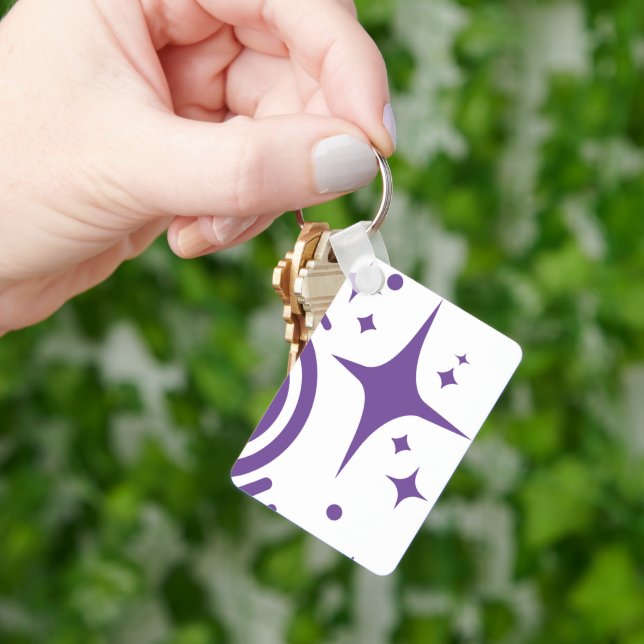 AI emblem Twinkle-stjärnor, beacon of the digital  Nyckelring (Hand)