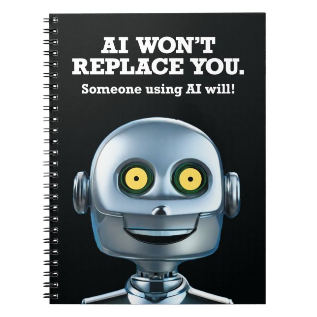 AI ersätter inte din bärbara dator v2 Anteckningsbok (Framsidan)