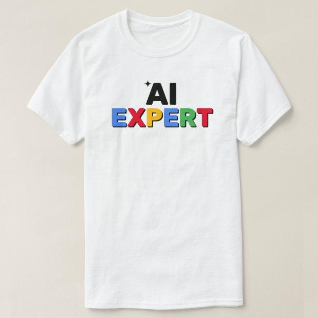 AI Expert™ T-Shirt (Design framsida)