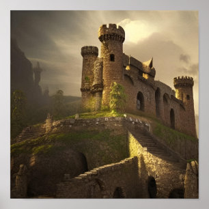 AI Fantasy Castles #01 Poster