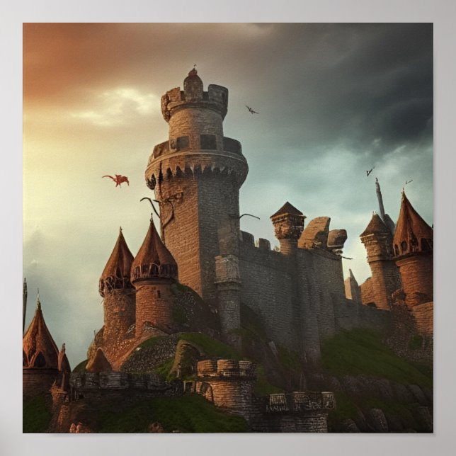 AI Fantasy Castles #02 Poster (Framsidan)