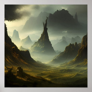 AI Fantasy liggande nr 01 Poster