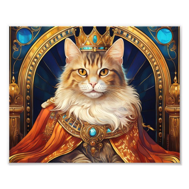 AI Fany Cat Fototryck (Framsidan)