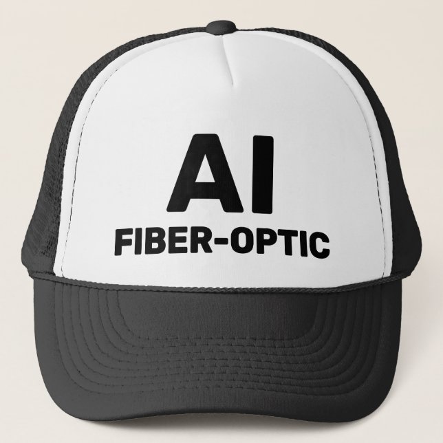 AI Fiber-Opric™ Truckerhatt Keps (Framsida)