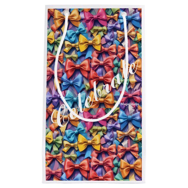 AI firar Mönster gift-påse med flera Färgader (Framsidan)