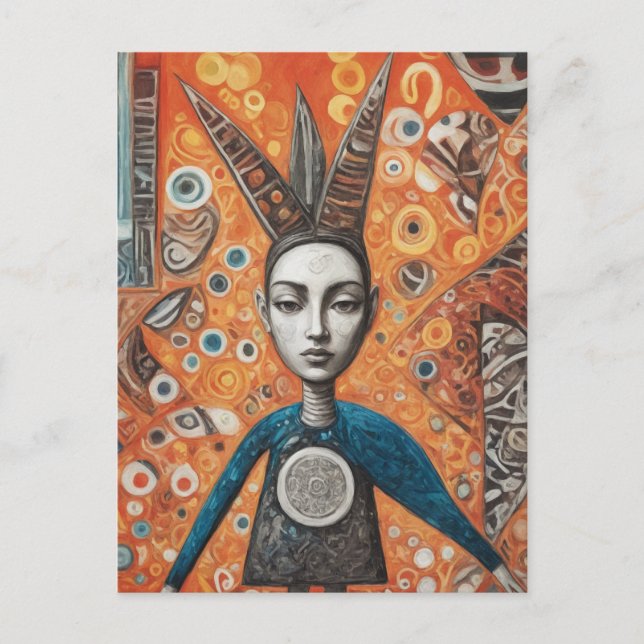 AI för blandad mediesamling Vykort (Framsida)