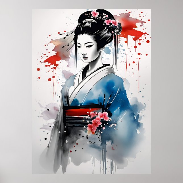 AI Geisha Poster (Framsidan)