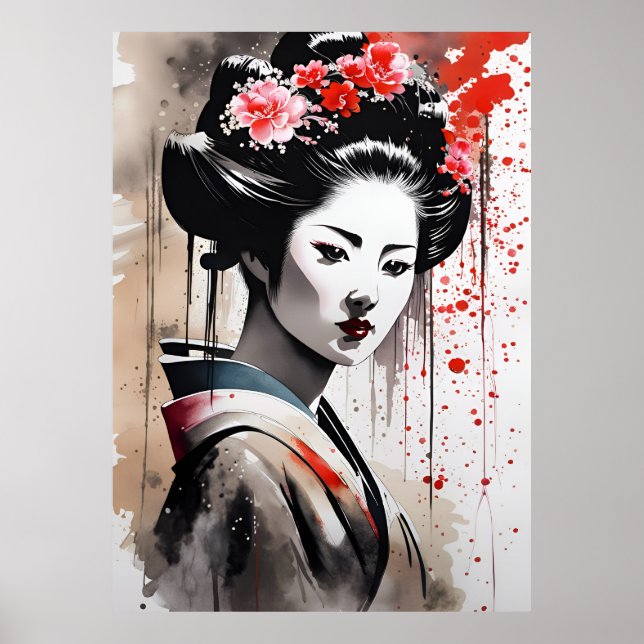 AI Geisha Poster (Framsidan)