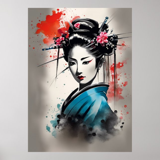 AI Geisha Poster (Framsidan)