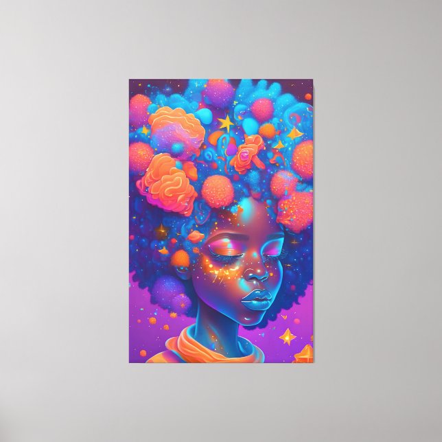 Ai Generated Girl Canvastryck (Framsida)