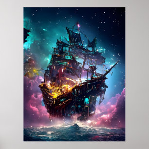 AI Generated Pirat Frakt Poster