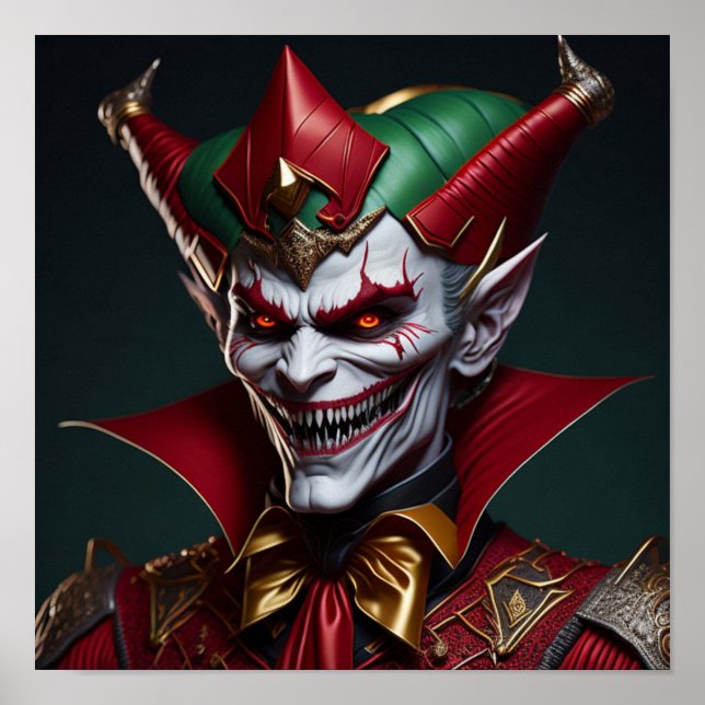 AI Generated Vampire Art Poster (Framsidan)