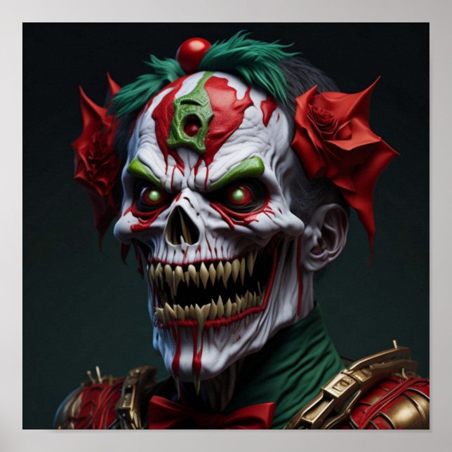 AI Generated Zombie Art Poster (Framsidan)