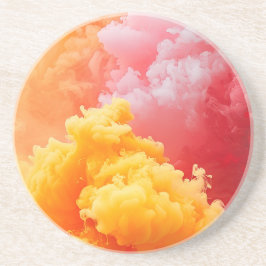 AI-genererad Färgad-tunn rökning Underlägg