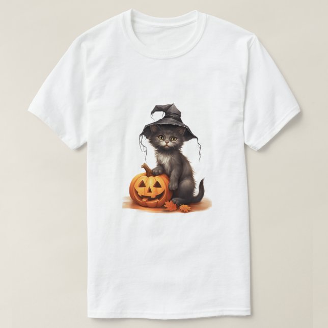 AI-genererad huskatt T Shirt (Design framsida)