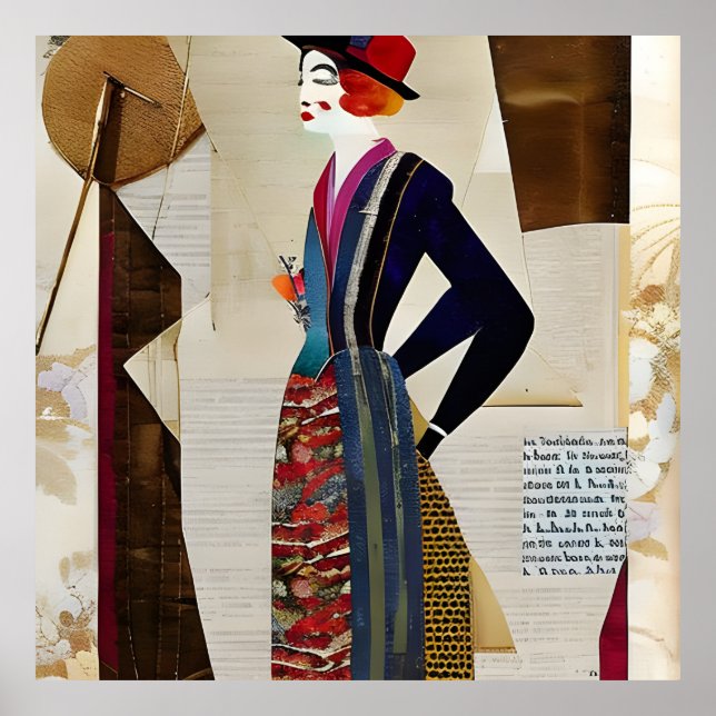 AI-genererad kollage Poster (Framsidan)