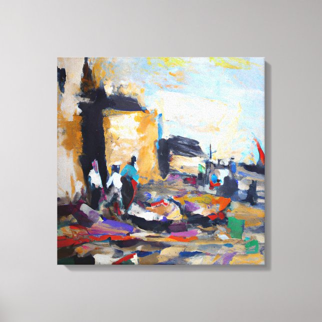 ai genererad konst canvastryck (Framsida)