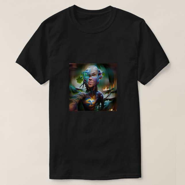 AI genererade art180 T Shirt (Design framsida)