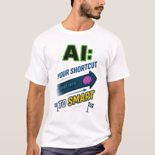 AI-genväg till smart artificiell intelligens T Shirt