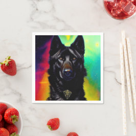 Ai German Shepherd Pappersservett