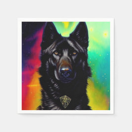 Ai German Shepherd Pappersservett