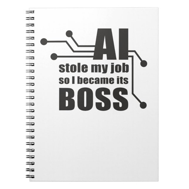 AI gjorde mitt jobb, så jag blev dess Chef Anteckningsbok (Framsidan)