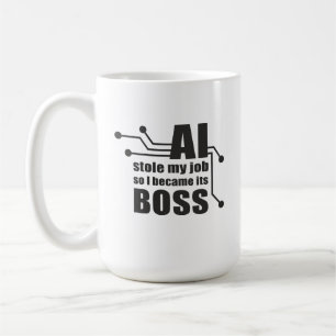 AI gjorde mitt jobb, så jag blev dess Chef Kaffemugg